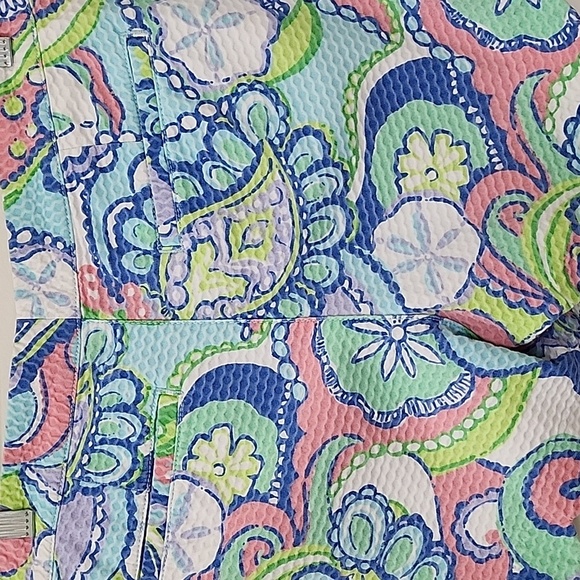 Lilly Pulitzer Coastal  Women's The Butter Cup Short Scallop Size 8 - Picture 13 of 16
